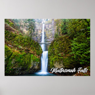 Poster Multnomah Falls, Columbia River Gorge, Oregon