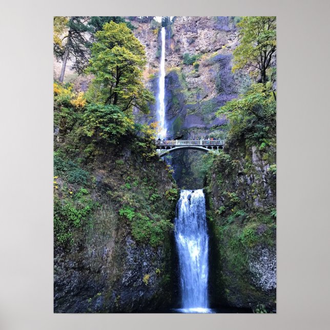 Poster Multnomah Falls, OU (Frente)