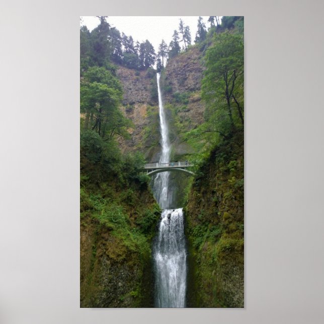 Poster Multnomah Falls, OU (Frente)