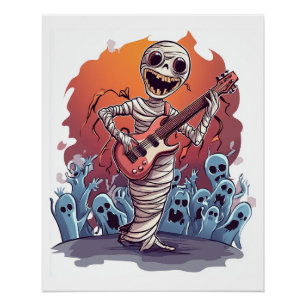 Póster Múmia Estrela do Rock