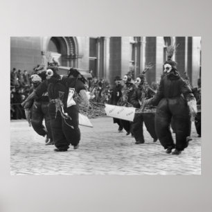 Póster Mummers Parada, Philadelphfia, 1909