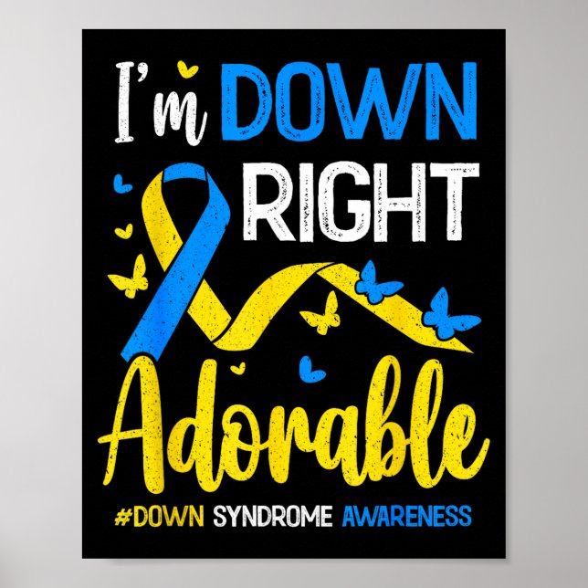 Poster Mundo adorável dia 21 de síndrome de down (Frente)