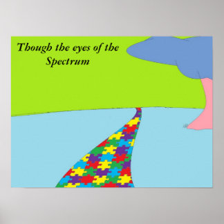 Póster mundo autista