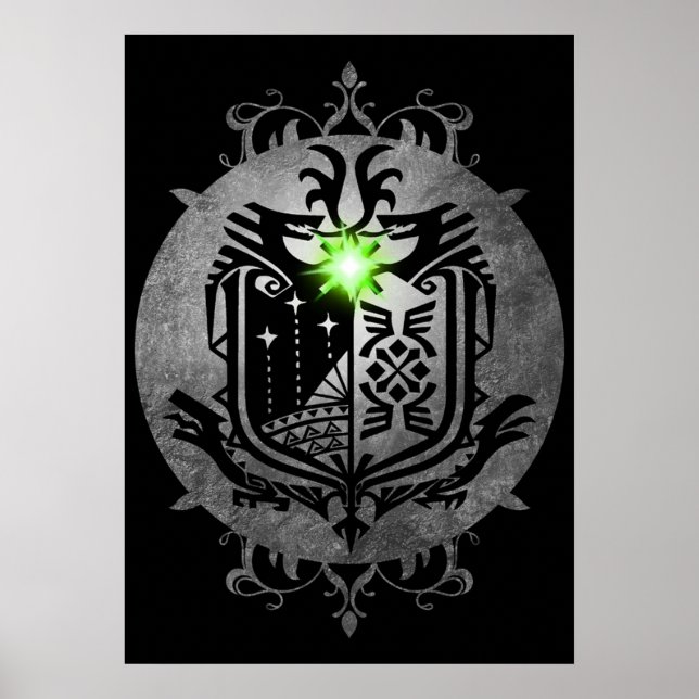 Poster mundo caçador de monstros (Frente)