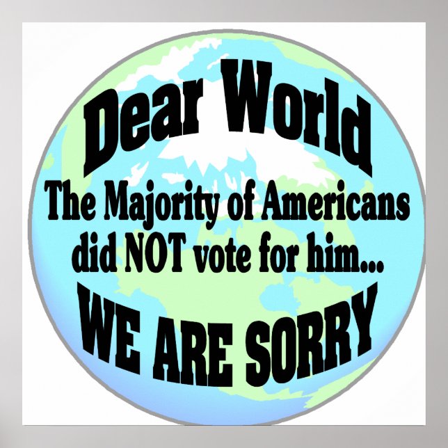 Póster mundo caro (Frente)