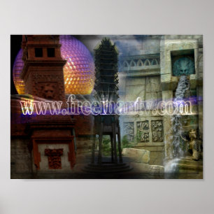 Póster Mundo da maçonaria