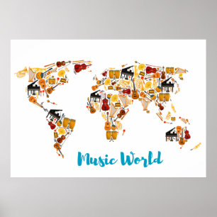 Poster Mundo da Música