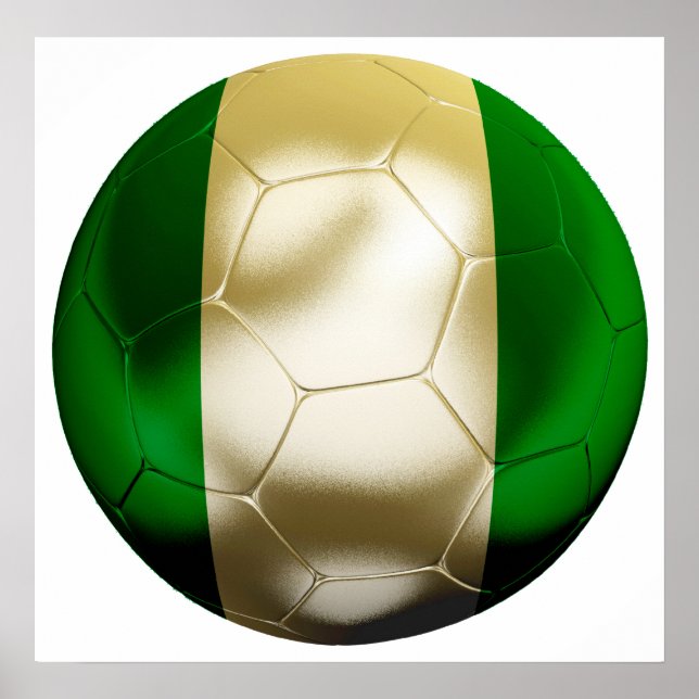 Póster Mundo da Nigéria (Frente)
