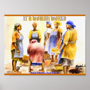 PÓSTER MUNDO DAS MULHERES (MOJISOLA A GBADAMOSI OKUBULE)