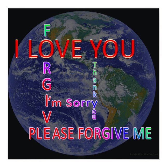 Póster Mundo de Ho'oponopono (Frente)