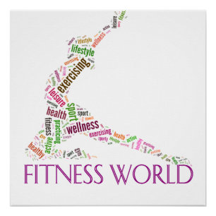 Póster Mundo do fitness
