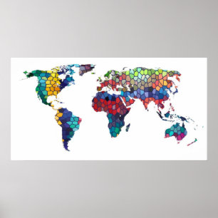 Póster Mundo do vitral