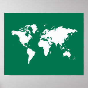 Poster Mundo Elegante Esmeralda