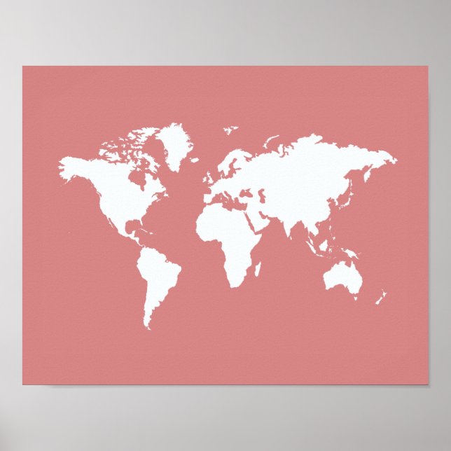 Póster Mundo Elegante Rosa (Frente)