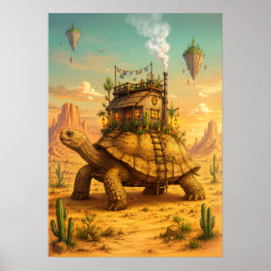 Poster Mundo Fantástico do Deserto Caprichoso Casa da Tar