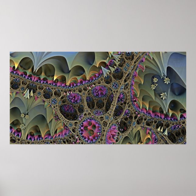 PÓSTER MUNDO FLORAL DA ARTE FRAAL (Frente)