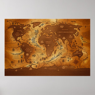 Poster Mundo Inversed
