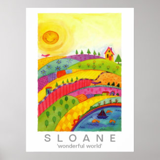 Póster mundo maravilhoso