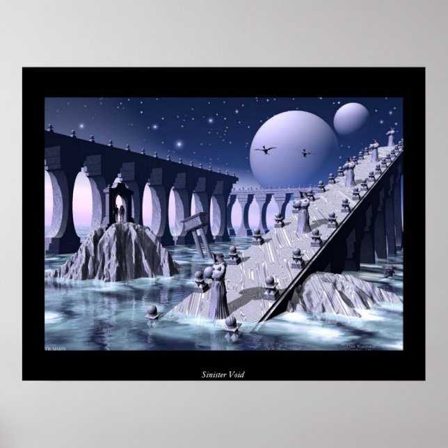 Póster Mundo Sinistro (Frente)