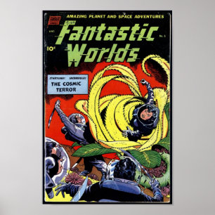 Póster Mundos fantásticos