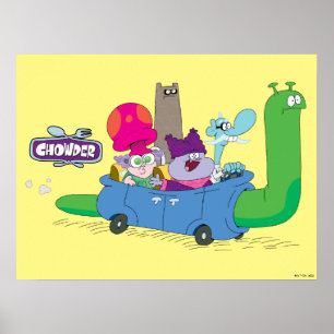 Poster Mung, Chowder, Shnitzel, & Truffles no Carro-Carro