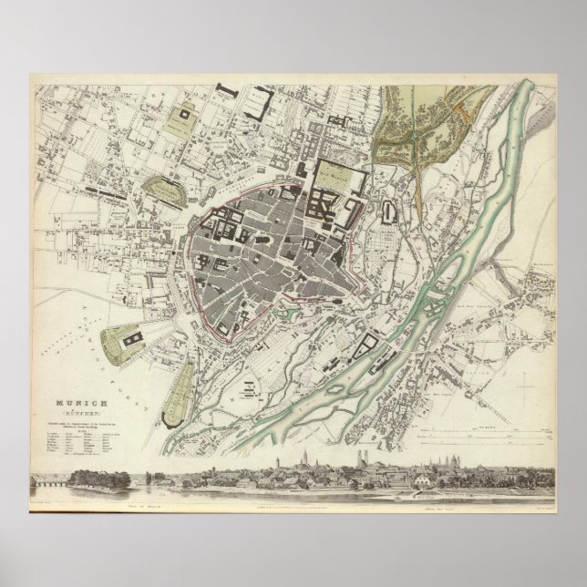 Poster Munich Muenchen (Frente)
