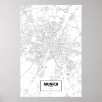 Munique, Alemanha (preto no branco)