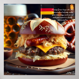 Poster Munique Munique: Brat Burger Bonanza