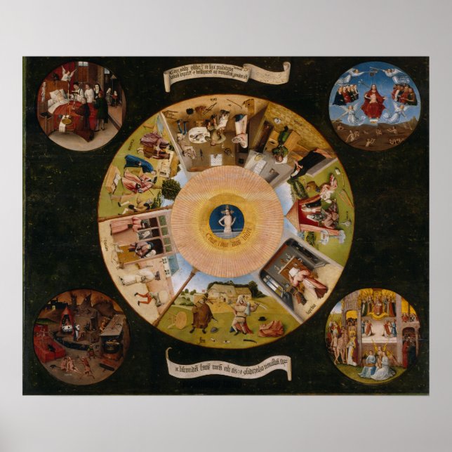 Poster Mural de Limite Máximo da Igreja Antiquada (Frente)