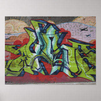 Poster Mural do grafite