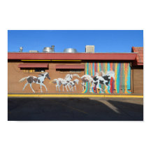 Mural dos Cavalos Pintados Correndo, Tucumcari, No