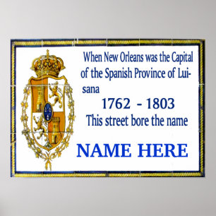 Póster Mural espanhol personalizado