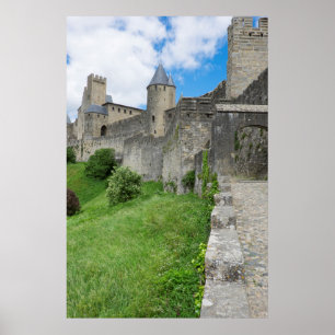 Poster Muralha Fortificada de Carcassonne