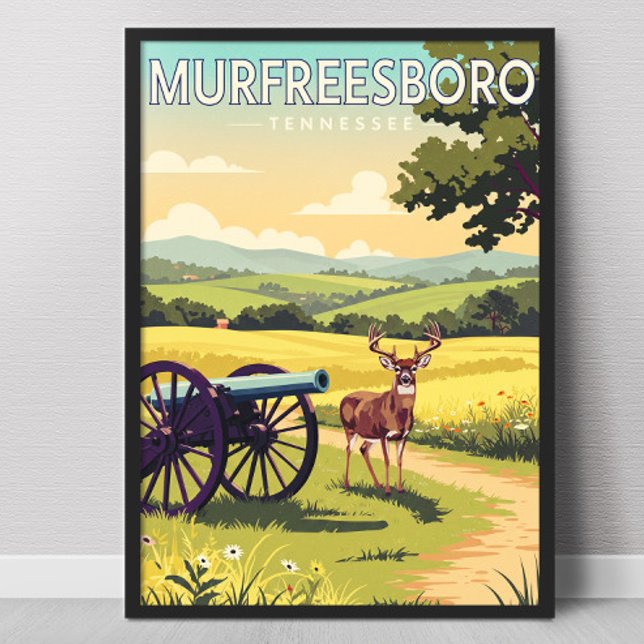 Poster Murfreesboro Tennessee Antigo (Criador carregado)