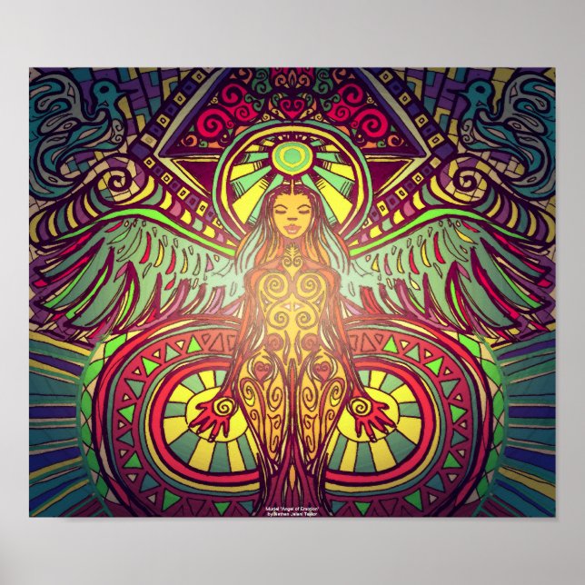 Póster Muriel "Anjo das Emoções" (Frente)