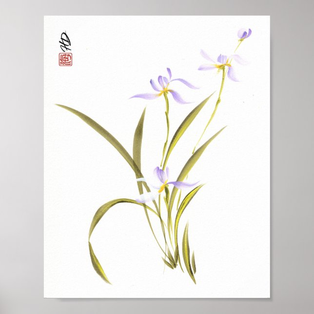 Poster Murmurios da Orquídea Matinal (Frente)