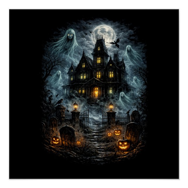 Póster Murmurios de Blackwood Manor (Frente)