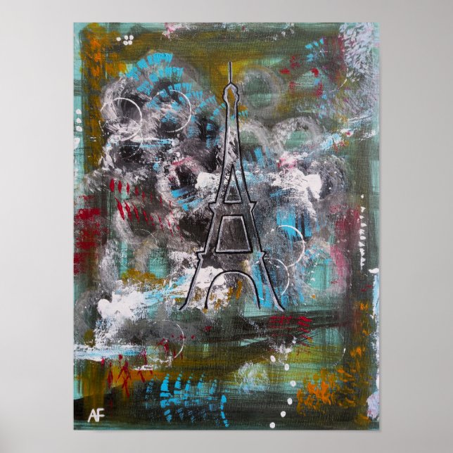 Poster Murmurios de Paris Pintura de Alfred Fox (Frente)