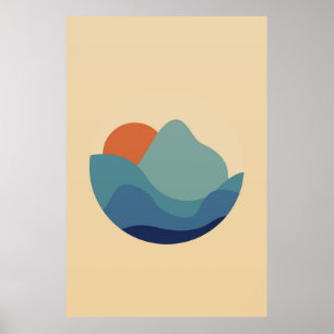 Poster Muro da Natureza Moderna