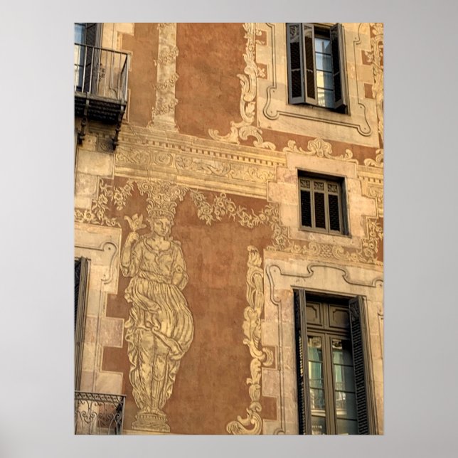 Poster Muro de Barcelona (Frente)