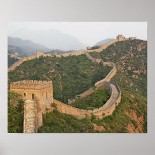 Poster Muro de Excelentes da China em Jinshanling, China,