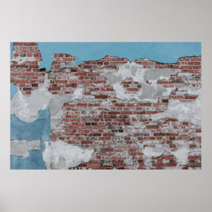 Poster Muro de tijolo
