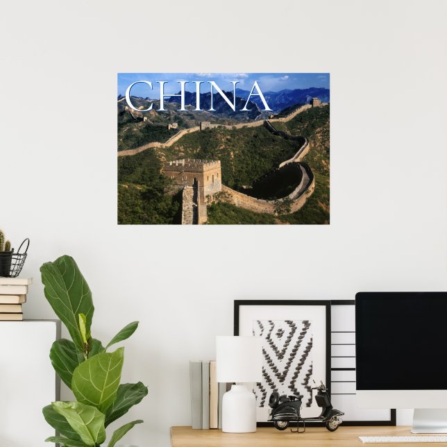 Poster Muro do Excelente | Jinshanling, China (Escritório em casa)