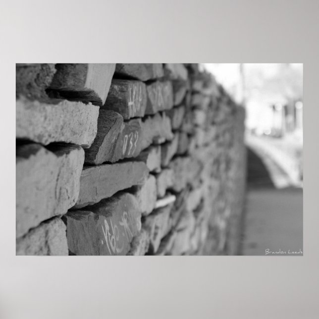 Póster Muro em Barcelona (Frente)
