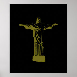 Poster Muros de decoração do Corcovado