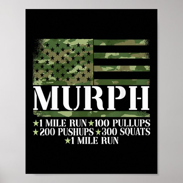 Poster Murph Memorial Workout (Frente)