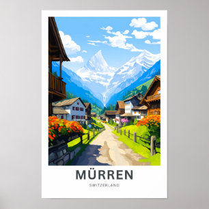 Poster Murren Suiça