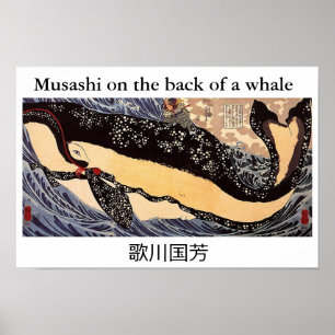 Poster Musashi no fundo de uma baleia