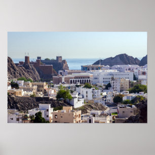 Poster Muscat old Harbor area - Muscat, Omã