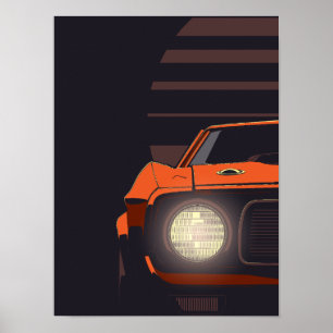 Poster Músculo Americano Clássico